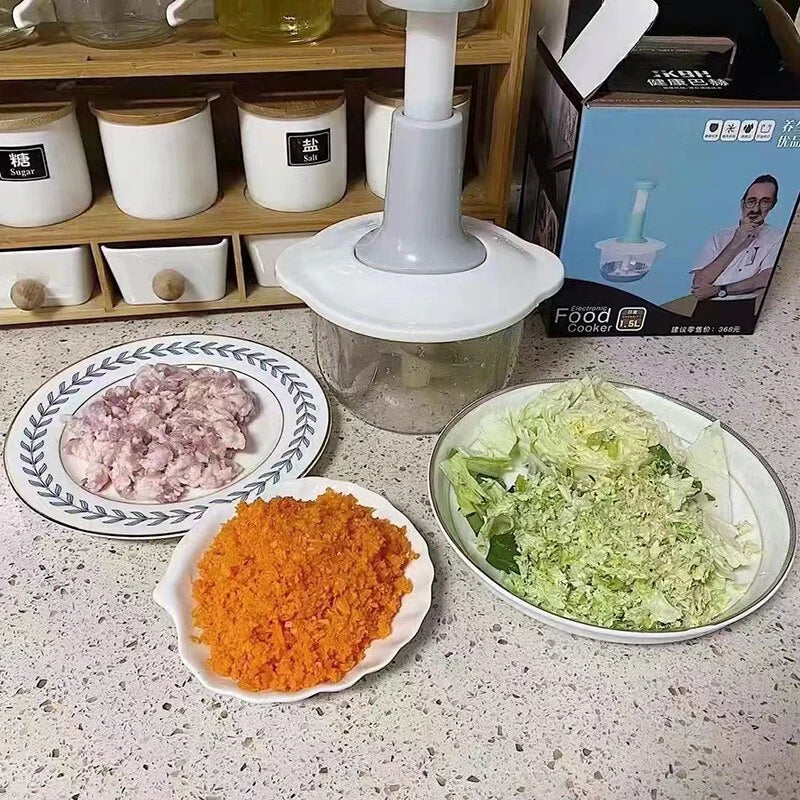Vegetables Push Chopper (Capacity 2 L)